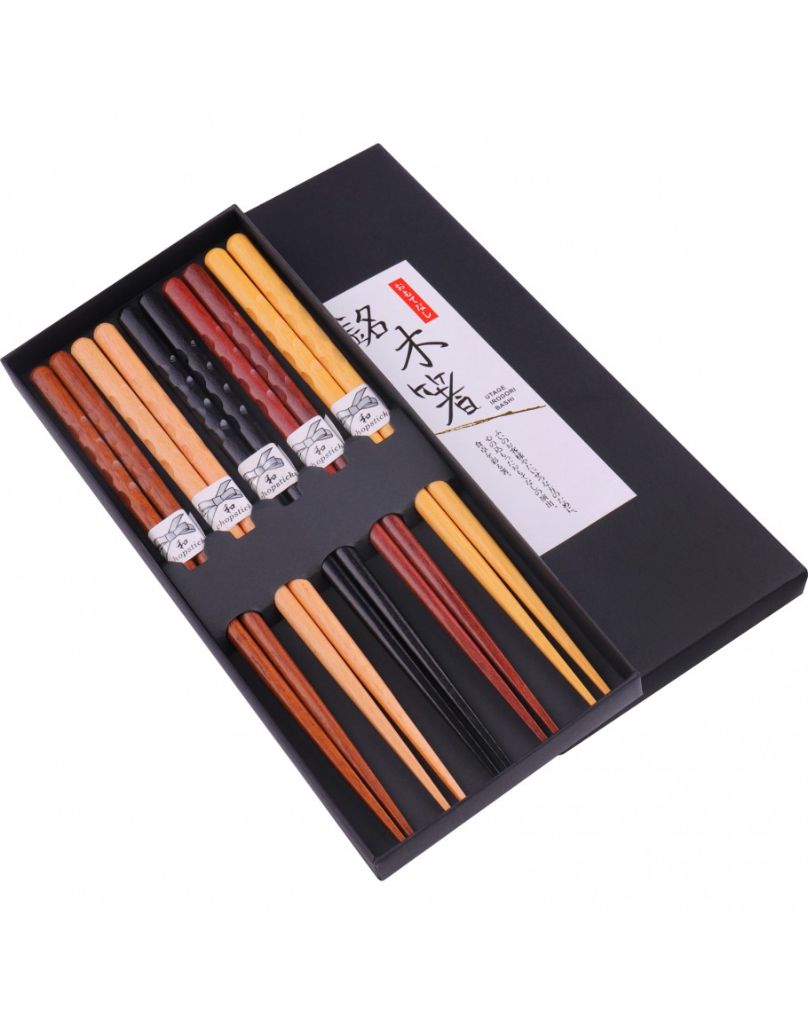 GLAMFIELDS 12 Inches Long Wenge Wood Chopsticks for Hotpot Reusable Chinese  Style Chopsticks Kitchen Chop Sticks 2 Pairs